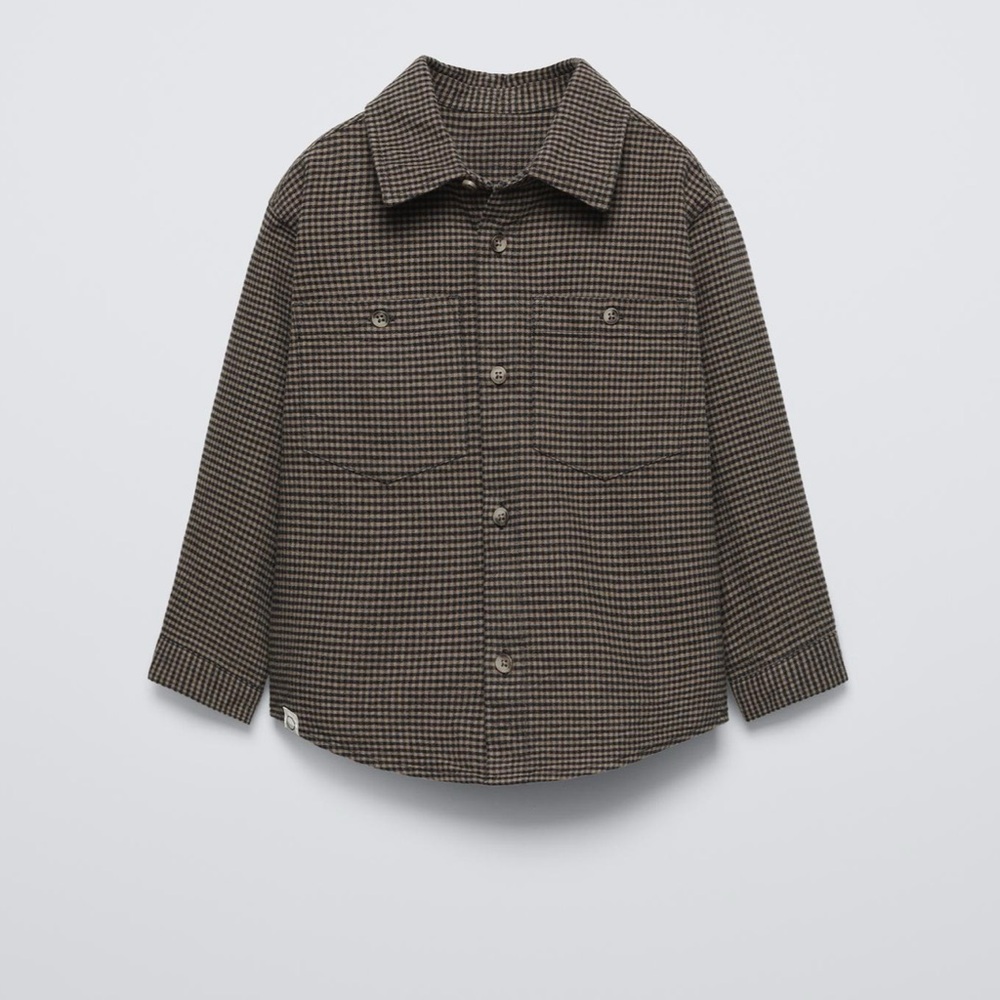 Zara Plaid Shirt/Pants set